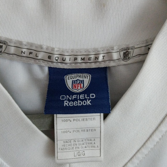 Dallas Cowboys Jersey Mens Large White NFL Football Reebok Miles Austin Stitched - Picture 4 of 16